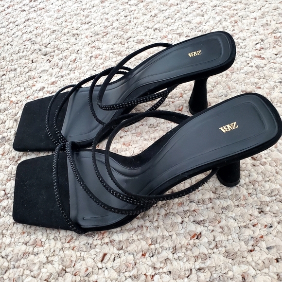 Zara heels with rhinestones - Picture 2 of 3